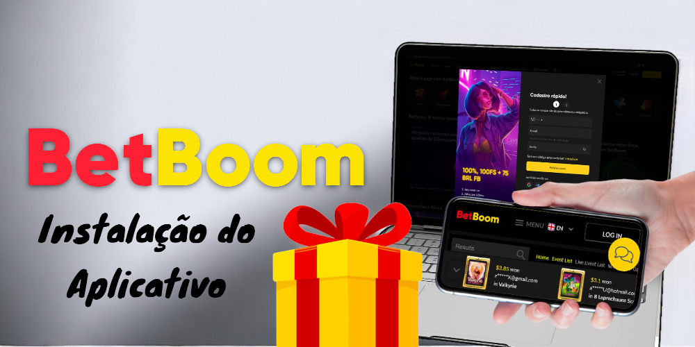Software de apostas brasileiro Betboom disponível para iOS e Android